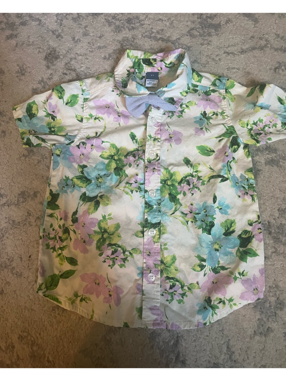 Old Navy White Floral Toddler Dress